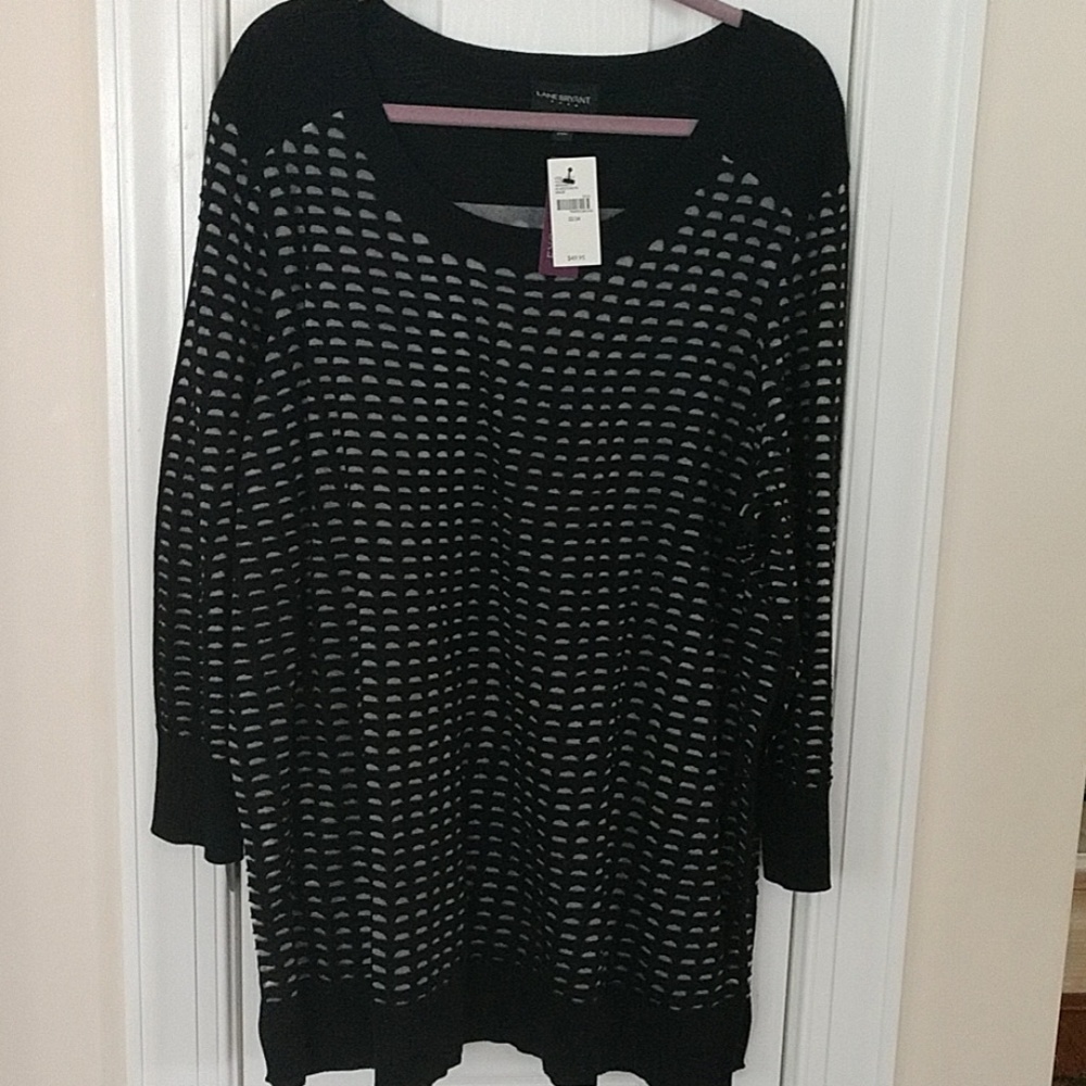 Lane Bryant Mesh Sweater
